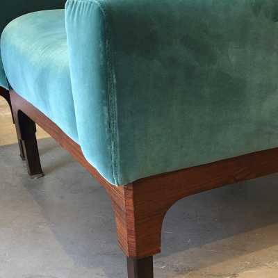 ranzani-romantica-low chairs-velvet-blue-rosewood-60s
