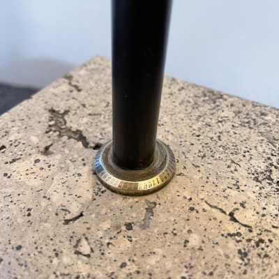 floor lamp reading metal brass 1950s 1960s stilnovo