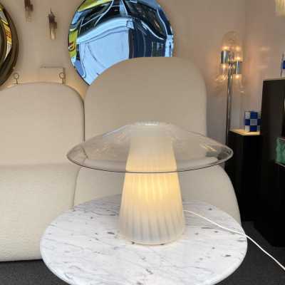 Murano glass mushroom lamp venini italy 1970