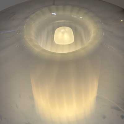 Murano glass mushroom lamp venini italy 1970
