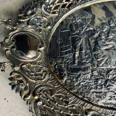 Silver dish
