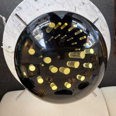 space age plexiglass lamp gaetano missaglia italy 1970