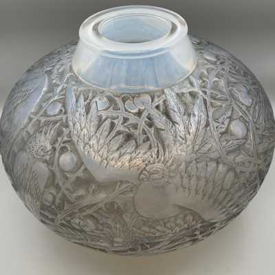Vase Arras en verre opalescent