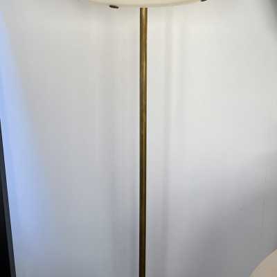 Floor lamp Clitunno Vico Magistretti Artemide brass Murano glass Italy 1960 1970