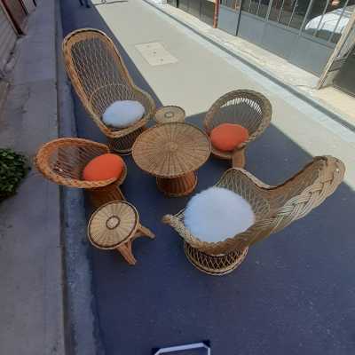 rattan lounge