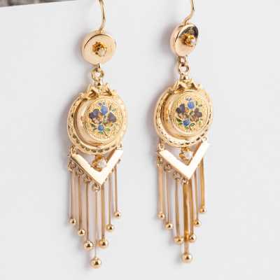 Boucles d'oreilles pensées