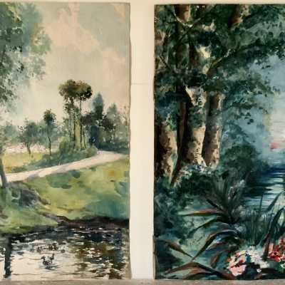 Watercolor landscapes