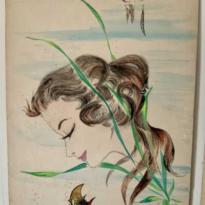 Feminine watercolors