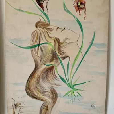 Feminine watercolors