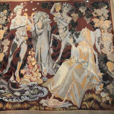 Wine festival tapestry