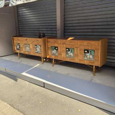 Rattan row pairs