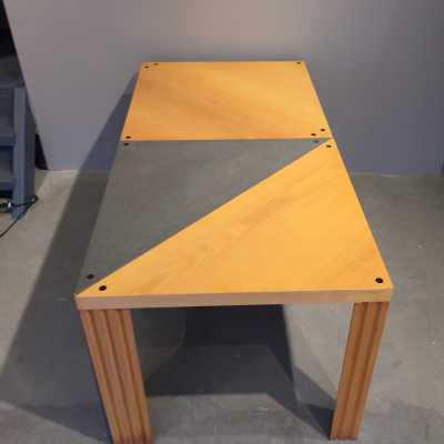 tangram-table-moro / zi-bois-1980-cassina