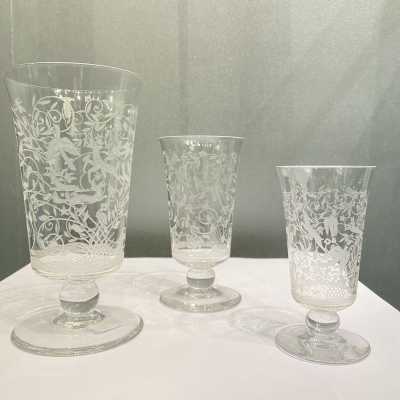 white wine glass 9 cm by H.