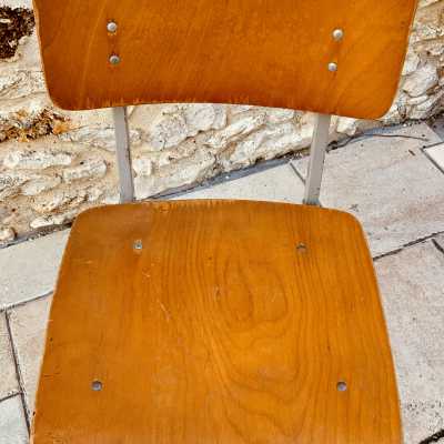 Metal compass chair