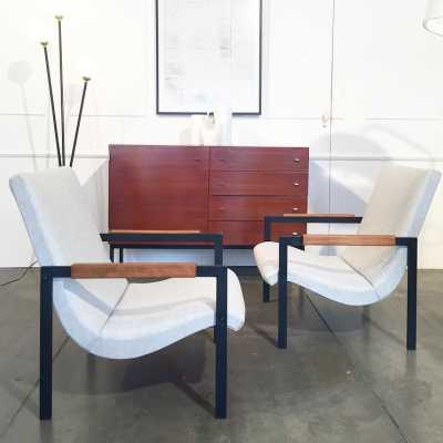 Armchairs by Pierre Guariche