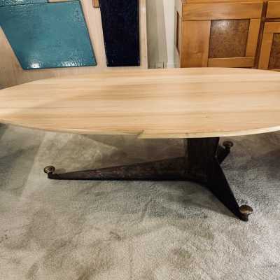 Brutalist designer coffee table
