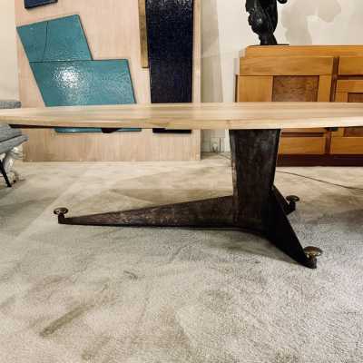 Brutalist designer coffee table