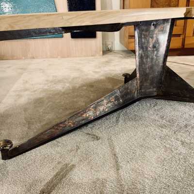 Brutalist designer coffee table
