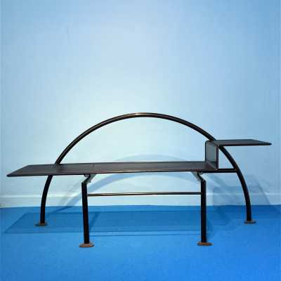 Banc métal, Alessandro Mendini, années 80