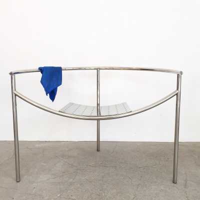 Philippe Starck _ Fauteuil "Dr Sonderbar" chromé _ XO _ circa: 1980