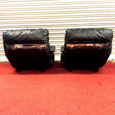 Pair Of Armchairs And A Pouf By Michel Ducaroy 1970