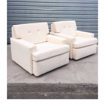 Steiner living room 1970, a sofa and two armchairs