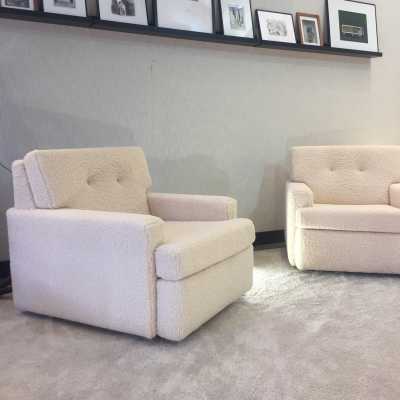 Steiner living room 1970, a sofa and two armchairs