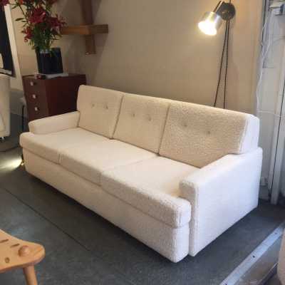 Steiner living room 1970, a sofa and two armchairs
