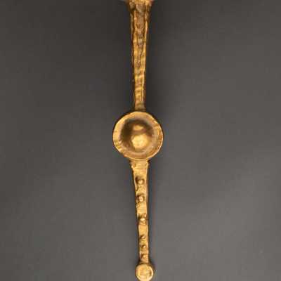 Felix AGOSTINI (1910-1980) Bronze 'Sword' wall lights, circa 1960