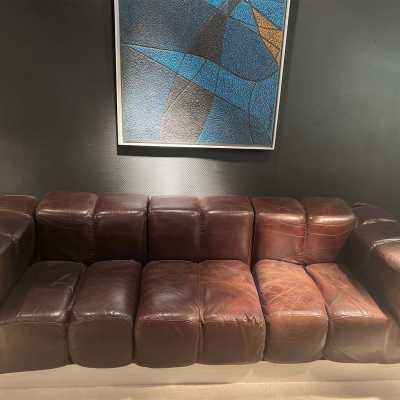 Candied Chestnut Sofa - 1970s