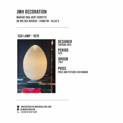Egg Lamp - 1970s