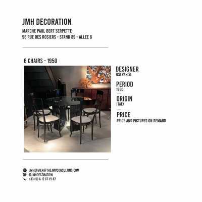 6 CHAIRS - ICO PARISI