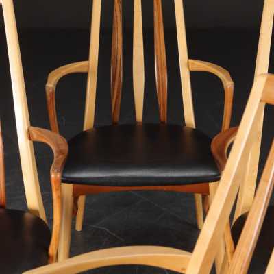 Series of 8 Danish seats