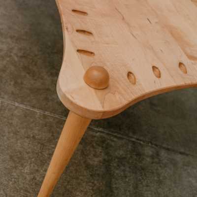 Détail table basse de Valérie Dementhon 1991
