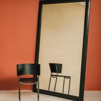 Large Lila Hunter mirror and chair by Starck