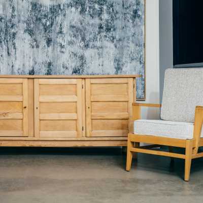 Sideboard by René Gabriel 1941 with the iconic armchair