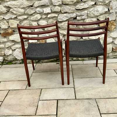 Niels Otto Møller chairs, model 78