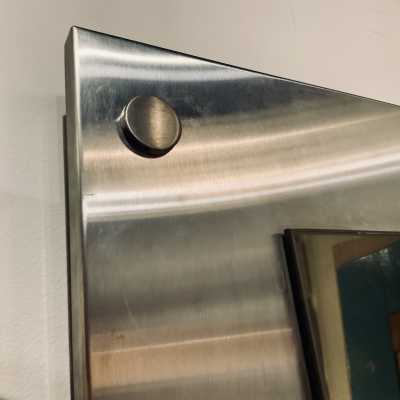 Stainless steel mirror 1970