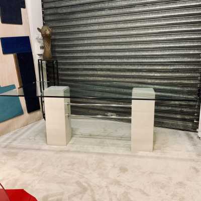 Travertine table