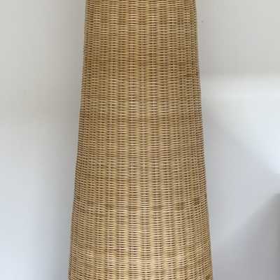 floor lamp lamp suspensions rattan gasparucci italo italy 1980 1970 1990