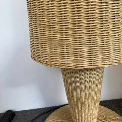 floor lamp lamp suspensions rattan gasparucci italo italy 1980 1970 1990
