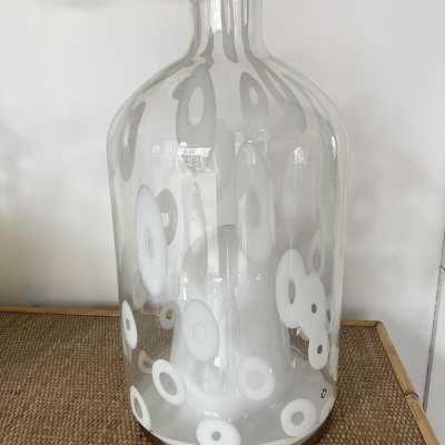 murano glass bottle lamp italy leucos mazzega venini vistosi 1970 1980 1990