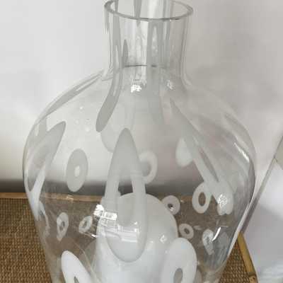 murano glass bottle lamp italy leucos mazzega venini vistosi 1970 1980 1990