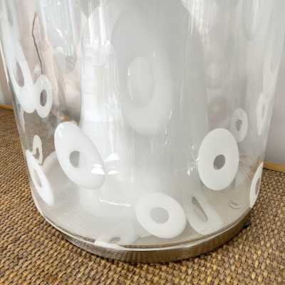 murano glass bottle lamp italy leucos mazzega venini vistosi 1970 1980 1990