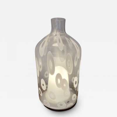 murano glass bottle lamp italy leucos mazzega venini vistosi 1970 1980 1990