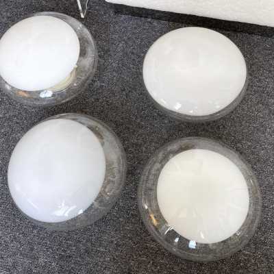 sconces lamps murano glass gill roberto pamio leucos mazzega italy carlo nason 1970