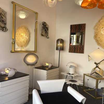 Pair of Murano glass Donuts lamps by MGP Vetreria. Italy 1970 Carlo Aldo Nason sconces for Mazzega, Venini, Vistosi, La Murrina