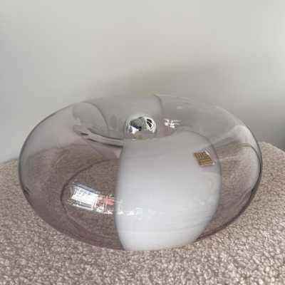 Pair of Murano glass Donuts lamps by MGP Vetreria. Italy 1970 Carlo Aldo Nason sconces for Mazzega, Venini, Vistosi, La Murrina