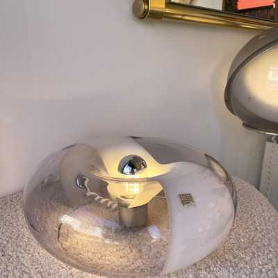 Pair of Murano glass Donuts lamps by MGP Vetreria. Italy 1970 Carlo Aldo Nason sconces for Mazzega, Venini, Vistosi, La Murrina