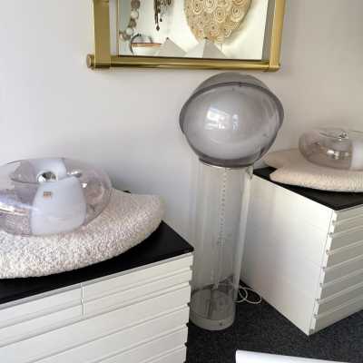Pair of Murano glass Donuts lamps by MGP Vetreria. Italy 1970 Carlo Aldo Nason sconces for Mazzega, Venini, Vistosi, La Murrina